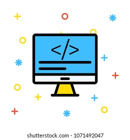  programming coding display 