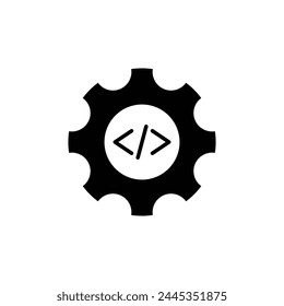 programming coding icon vector Programmer, coder icon, software sign