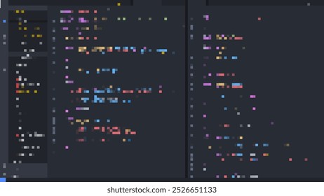 Programming Console Illustration. Code, Coding