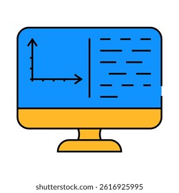 programming data science line icon vector. programming data science sign. isolated symbol illustration