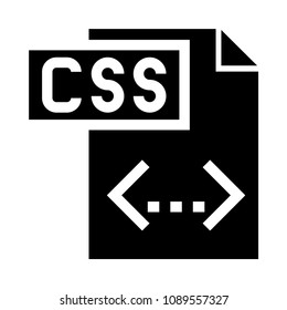 programming file code vector glyphs icon