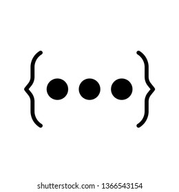 programming glyph icon