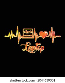 programming and heart beat laptop design 