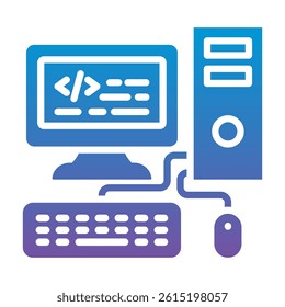 Programming Icon Element For Design