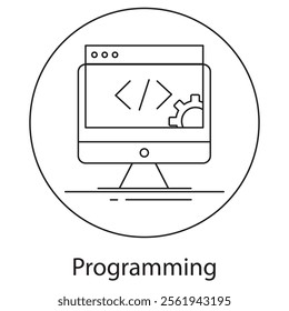 Programming Icon, Mastering the Fundamentals of Programming for Success, Exploring Advanced Programming Techniques and Applications Icons