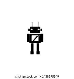 Programming icon. Robot technology symbol
