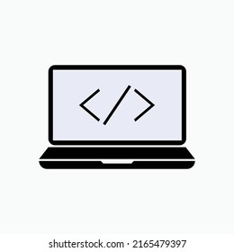 Programming Icon Technology Development Symbol Vector Stock Vector ...