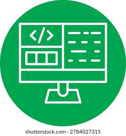 Programming Icon Vector Design for Personal And Commercial use