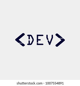 programming icon, vector illustration. code icon