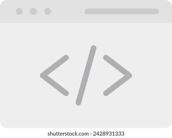 Programming icon vector image. Suitable for mobile application web application and print media.