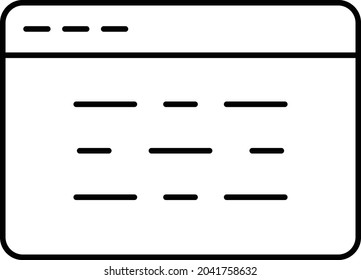 Programming Isolated Vector icon which can easily modify or edit

