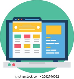 Programming Isolated Vector icon which can easily modify or edit

