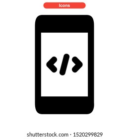 programming language icon isolated sign symbol vector illustration - high quality black style vector icons
