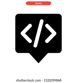 programming language icon isolated sign symbol vector illustration - high quality black style vector icons
