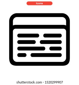 programming language icon isolated sign symbol vector illustration - high quality black style vector icons
