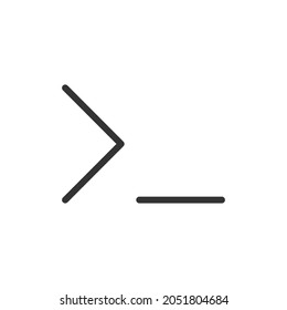 Programming line icon in trendy style. Stroke vector pictogram isolated on a white background. Programming premium outline icons.