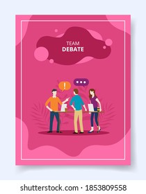 programming man development software apps on computer for template of banners, flyer, books cover, magazines with liquid shape style