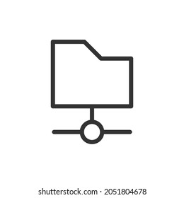 Programming minimal line icon. Web stroke symbol design. Programming sign isolated on a white background. Premium line icon.