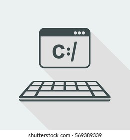 Programming software - Vector flat minimal icon