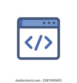 Programming Symbol Icon for Academic Resources