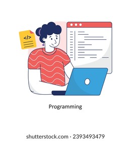 Programming vector Colorful Design illustration. Symbol on White background EPS 10 File