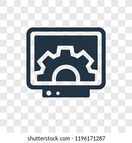 Programming vector icon isolated on transparent background, Programming transparency logo concept