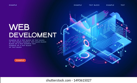 web development banner hd