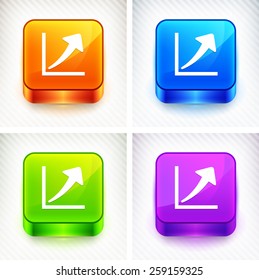 Progress Arrow on Color Square Buttons