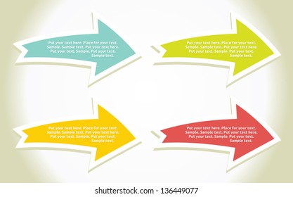 Progress arrows