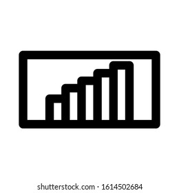 progress bar icon isolated sign symbol vector illustration - high quality black style vector icons
