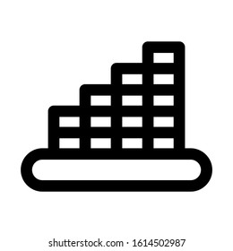 progress bar icon isolated sign symbol vector illustration - high quality black style vector icons
