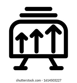 progress bar icon isolated sign symbol vector illustration - high quality black style vector icons
