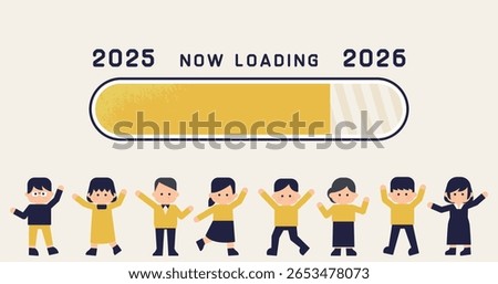 Progress Bar Illustration: Annual Timeline 2025–2026
