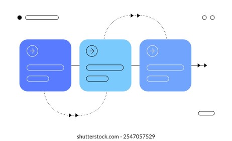 Progress bar. Timeline. Bubble chart. Infographic element. Flat graphics. Presentation slide. Vector file.