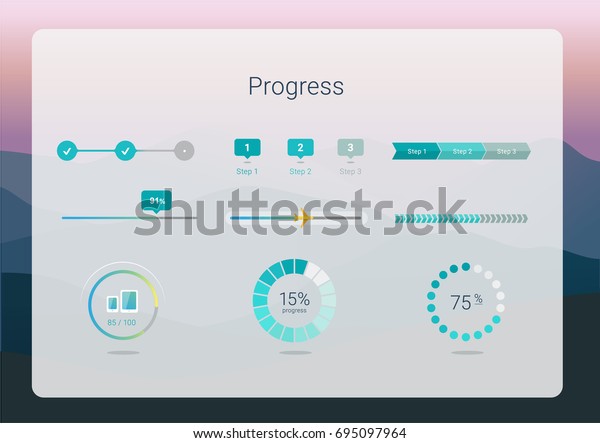 Step progress. Прогресс бар в мобильном приложении. Interface progress Bar. Progress Bar UI. Progressive Bar.