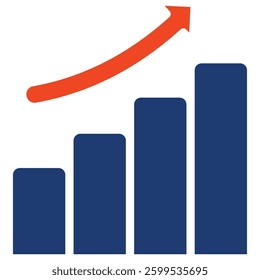 Progress Bold Color Icon Suitable For Various Design Purpose