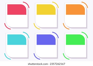 Gráfico de progreso con colores. Escalones de gráfico coloridos, elementos de diseño infográfico.