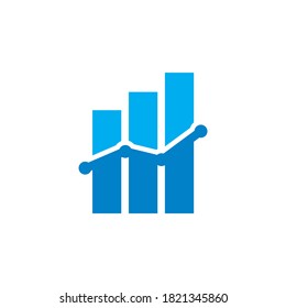 Progress Chart Vector , Finance Logo