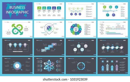 Progress Charts Slide Templates Set