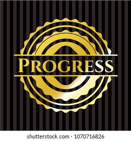  Progress golden badge