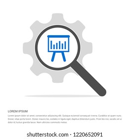 Progress graph icon - Free vector icon