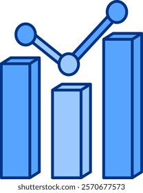 Progress Icon - Lineal Blue Style - Social Anxiety Theme