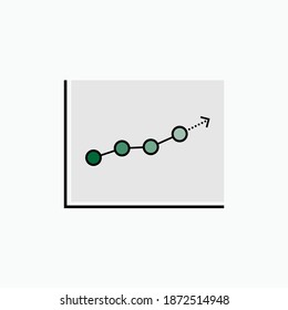 Progress Icon. Monitoring Symbol - Vector Logo Template.