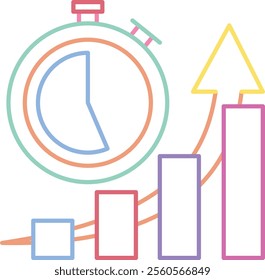 Progress Icon - Playful Line Style - Meritocracy Theme