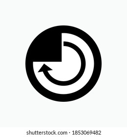 In Progress Icon. Process Status Symbol - Vector Logo Template.