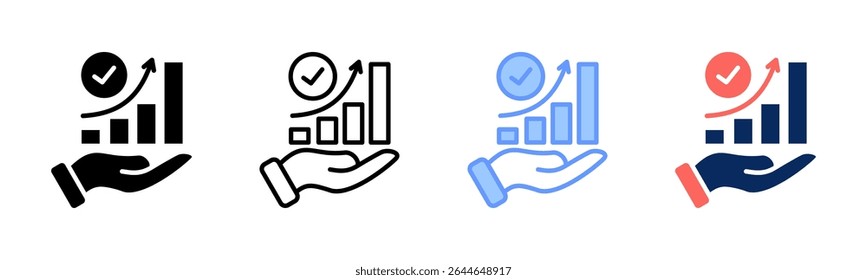 Progress icon sheet multiple style collection