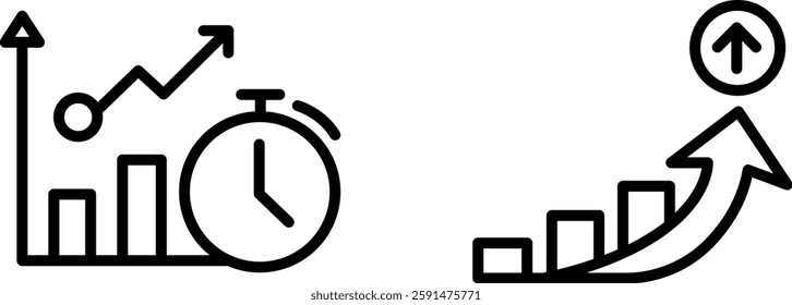 "Progress Icon – Symbol of Growth, Achievement, and Continuous Improvement"
