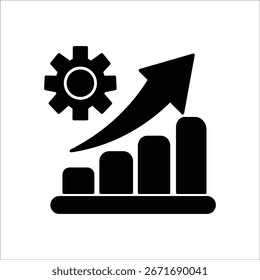 progress icons. simple solid vector illustration