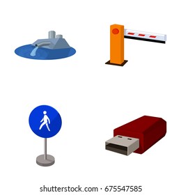 progress, innovations, ecology and other web icon in cartoon style.knowledge, means, technology icons in set collection.