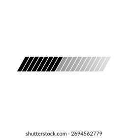 Progress Loading Bar Icon for Web and App Interface. Vector Illustration